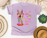 Teacher Llama Ain't Got Time For Your Drama graphic tee in Orchid