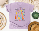 Happy To See Your Face Bright Graphic Tee graphic tee in Orchid