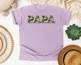 Papa Camo graphic tee in Orchid