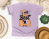 For The Best Dad Grey graphic tee in Orchid