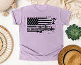 Best Dad Ever Black graphic tee in Orchid