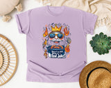 King Of The Grill Master Of Dad Jokes Grey 2 graphic tee in Orchid