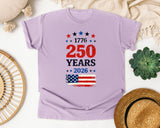 1776 250 Years 2026 graphic tee in Orchid