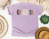 Gym Dad graphic tee in Orchid