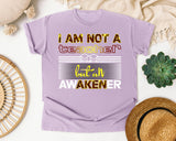 I Am Not A Teacher But An Awakener Graphic Tee graphic tee in Orchid