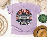 Dad's Garage Grey 2 graphic tee in Orchid