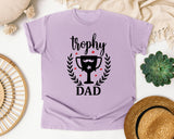 Trophy Dad graphic tee in Orchid