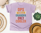 Like A Grandpa Only Cooler graphic tee in Orchid