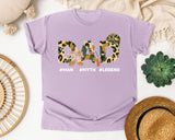 Dad Man Myth Legend Brown graphic tee in Orchid