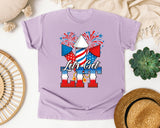 Let's Get Lit graphic tee in Orchid