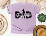 Dad Loading White graphic tee in Orchid