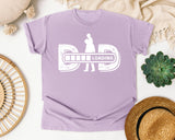 Dad Loading White 2 graphic tee in Orchid