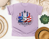 250 Years 1776 2026 graphic tee in Orchid
