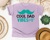 Cool Dad Vibes graphic tee in Orchid