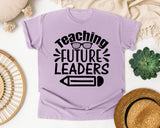 Teaching Future Leaders graphic tee in Orchid