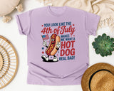 You Look Like The 4th Of July Grey graphic tee in Orchid