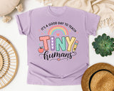 Its A Good Day To Teach Tiny Humans graphic tee in Orchid