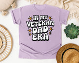 In My Veteran Dad Era graphic tee in Orchid