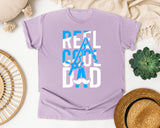 Reel Cool Dad White 4 graphic tee in Orchid