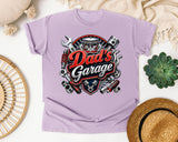 Dad's Garage Grey graphic tee in Orchid