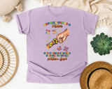 Any Man Can Be A Father But It Takes Someone Special graphic tee in Orchid