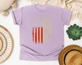 1776 We The People graphic tee in Orchid