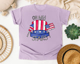 Oh My Stars Grey graphic tee in Orchid
