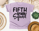 Fifth Grade Squad Bold graphic tee in Orchid