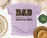 Dad Fixer Of All Things Brown 3 graphic tee in Orchid