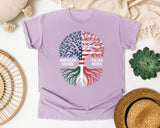American Grown Italian Roots graphic tee in Orchid