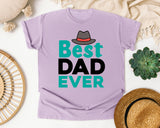 Best Dad Ever Grey 5 graphic tee in Orchid