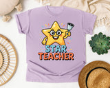 Star Teacher graphic tee in Orchid