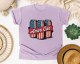 Ameri Can graphic tee in Orchid