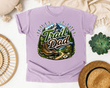 Trail Dad graphic tee in Orchid