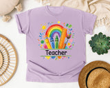 Teacher Grey 2 graphic tee in Orchid