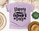 Happy Father's Day graphic tee in Orchid