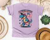 Amerisaurus graphic tee in Orchid