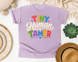 Tiny Human Tamer graphic tee in Orchid
