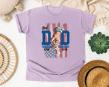 Best Dad Ever Grey 4 graphic tee in Orchid