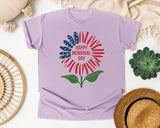 Happy Memorial Day Pink graphic tee in Orchid