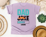 Dad Joke Loading Teal 3 graphic tee in Orchid