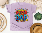 Super Dad Brown graphic tee in Orchid