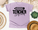 Teacher Squad graphic tee in Orchid