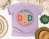 The Man The Myth The Legend Dad graphic tee in Orchid