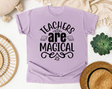 Teachers Are Magical graphic tee in Orchid