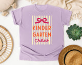 Kindergarten Crew graphic tee in Orchid