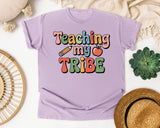 Teaching My Tribe graphic tee in Orchid