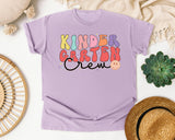 Kindergarten Crew graphic tee in Orchid