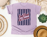 Cool Dad Est Forever Black graphic tee in Orchid