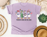 Patriotic Goose On The Loose graphic tee in Orchid